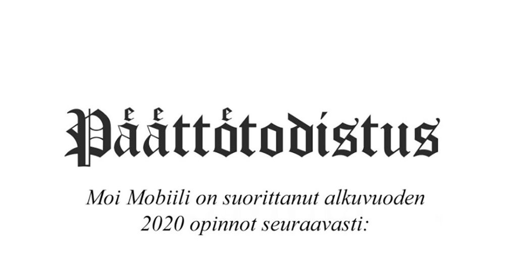 Kiitettävin arvosanoin kesää kohti
